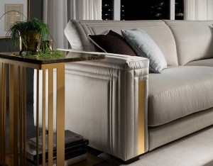 Stolik boczny Vollare (blat marmurowy)