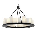Lampa wisząca CHANDELIER COMMODORE czarna ø 90