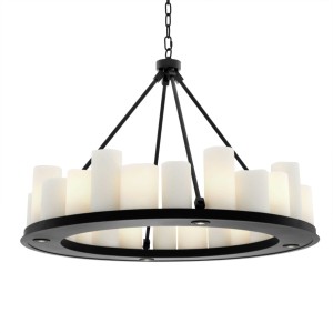 Lampa wisząca CHANDELIER COMMODORE czarna ø 90