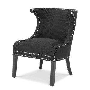 Fotel Elson Metric black Eichholtz