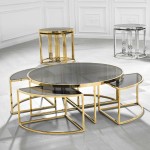Stolik kawowy PADOVA gold finish Eichholtz