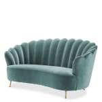 Sofa Messina turkusowa Eichholtz