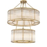 Lampa wisząca BERNARDI antyczny mosiądz