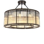 Lampa wisząca BERNARDI brąz L