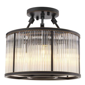 Lampa wisząca BERNARDI brąz S