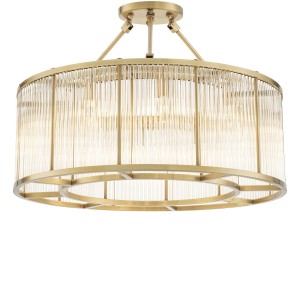 Lampa wisząca BERNARDI antyczny mosiądz L