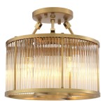 Lampa wisząca BERNARDI antyczny mosiądz S