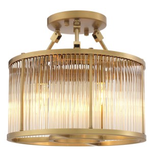 Lampa wisząca BERNARDI antyczny mosiądz S