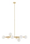 Lampa wisząca Cumulus 2 w kolorze złotym KASPA